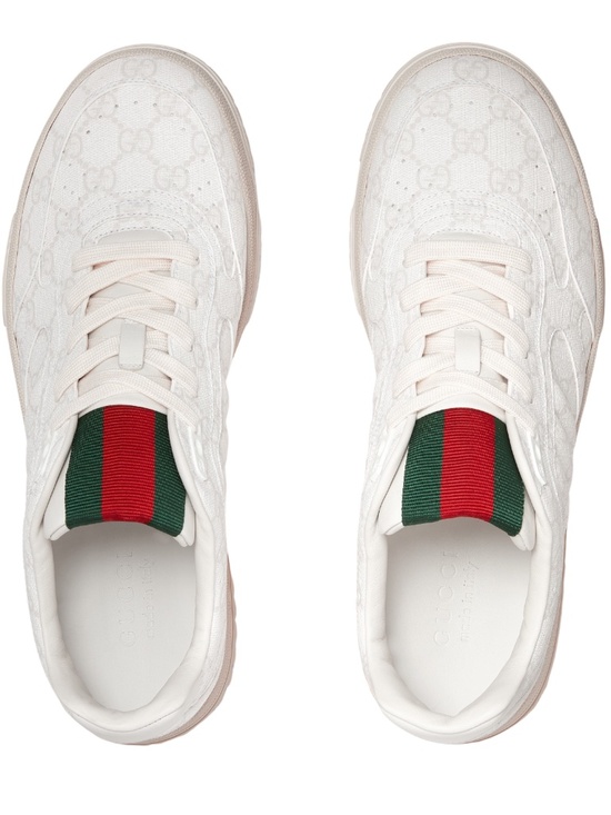 GUCCI Men\'s Re-Web White/Beige GG Canvas Sneaker Size 10.5 (US) NIB 816665 main image 8